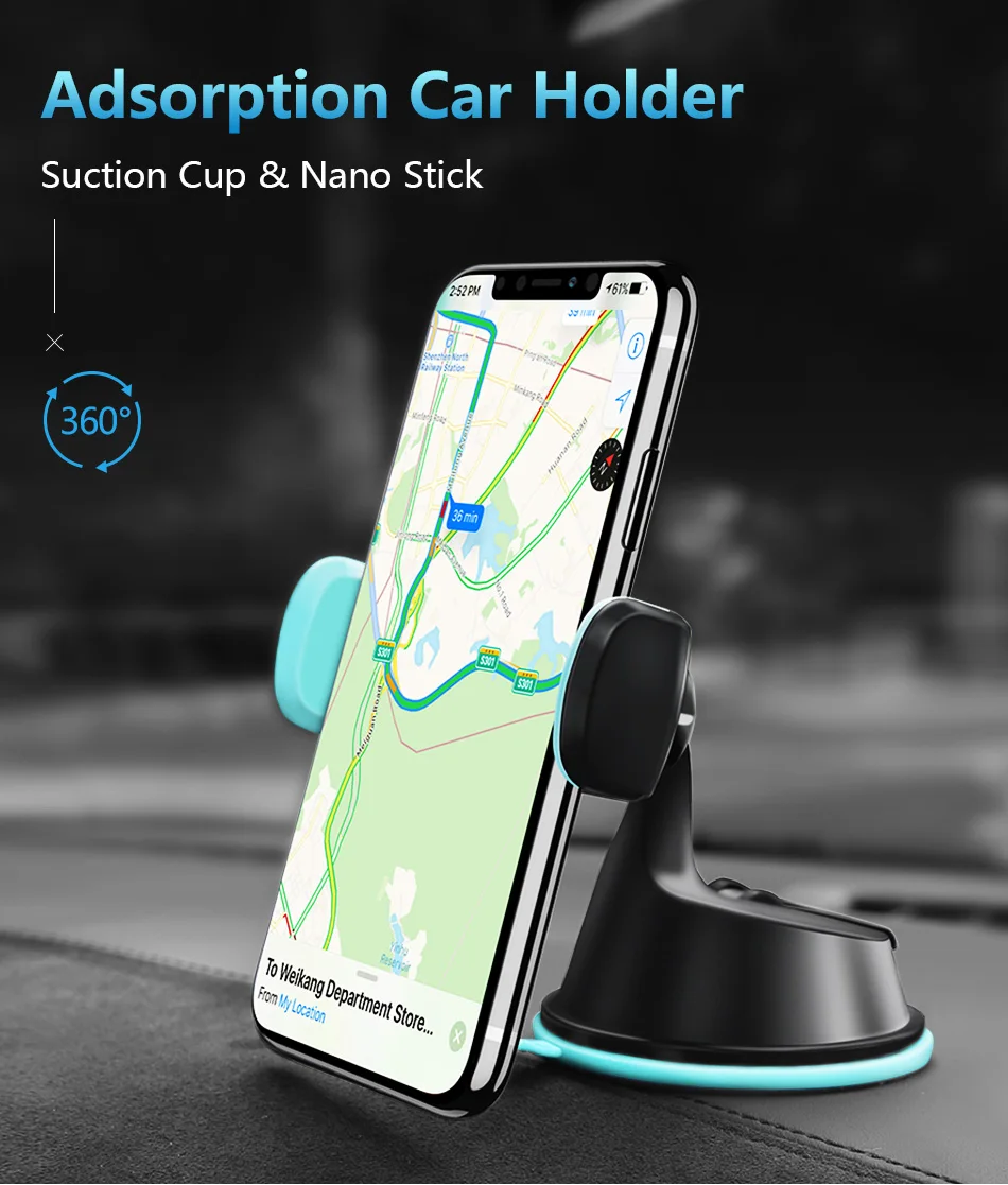 adjustable phone stand KISSCASE Car Phone Holder Windshield Mount Suction Cup Phone Car Holder For iPhone Samsung S9 S8 Mobile Stand For iPhone SE2020 wooden mobile stand