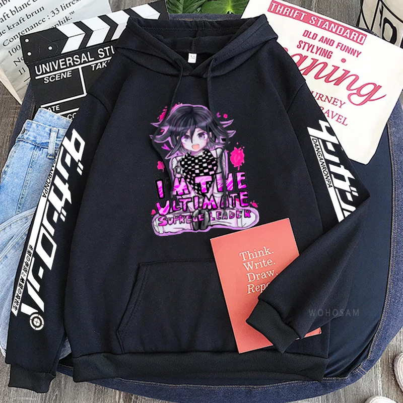 Kokichi Oma крутые мужские свитшоты Danganronpa с японским Аниме толстовки Harajuku мультяшным