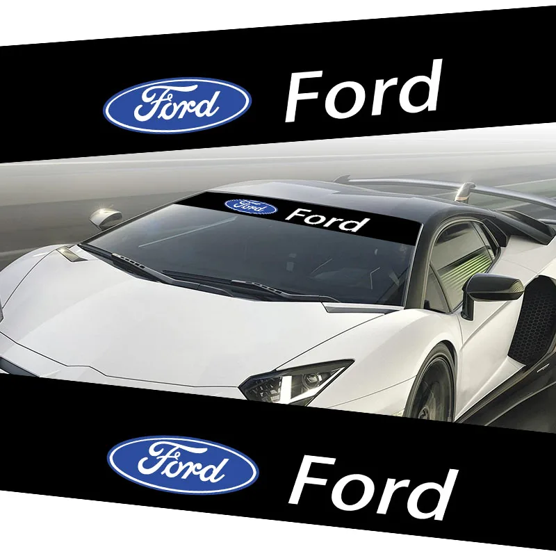 

Car Window Sticker Reflective Front Rear Windshield Decal For Fords Focus 2 3 1 Fiesta MK1 MK2 MK3 MK7 Fusion Ranger Auto Goods