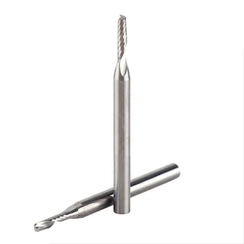 

10x 2mm Spiral Bit End Mill Cutting CNC Single Flute Router For Acrylic PVC MDF