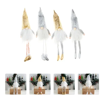 

4PCS Christmas Party Decoration Gnome Especially Designed Ornament Gnome