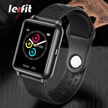

Lesfit Full Touch Control Smart Watch Men Waterproof Electronic Sport Watch Lady Android Digital Smart Bluetooth Fitness Tracker