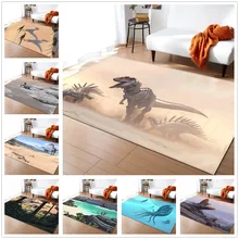 

Jurassic Park Dinosaur 3D Carpets Living Room Boy Room Child Rug Play Mat Bedroom Floor Area Rug Non-Slip Doormat Entrance Door