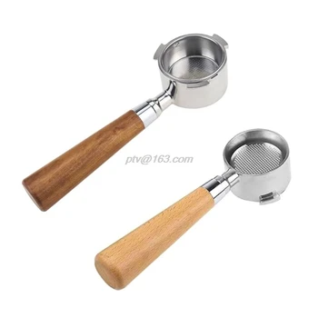 

Coffee Bottomless Portafilter 51mm For Delonghi EC680/EC685 Stainless Steel Replacement Handle Basket Espresso Machine Accessory