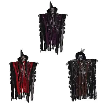 

Halloween Ghost Skull Hanging Props Party Decoration Screaming ghost N4H6