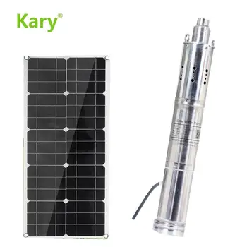 

Kary 24V dc solar submersible borehole pumps,max lift 70m farm irrigation water pump swimming pool pump