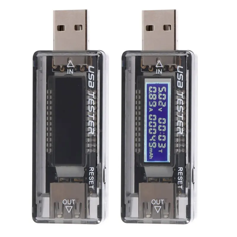 DC 4-20 в цифровой дисплей USB зарядное устройство напряжение доктор мобильный