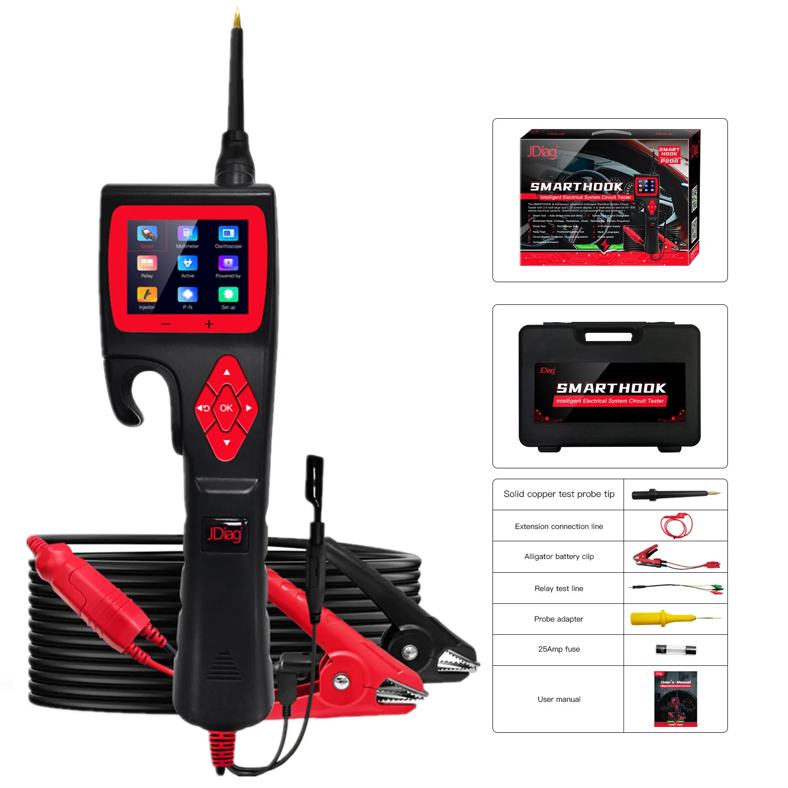 Powerful Automotive Circuit Tester Power Probe Diagnose Vehicle Electrical System Problem Scan Smart Test | Автомобили и