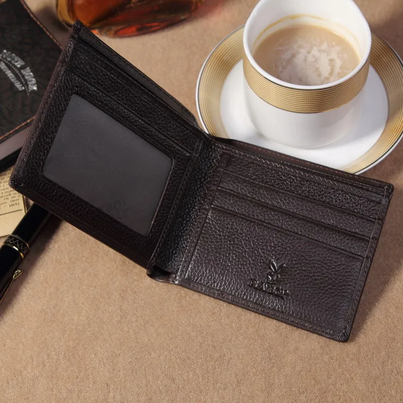 

Shoppe Genuine Product PLAYBOY MEN'S Wallet Genuine Leather Wallet Full-grain Leather Men's Wallet Two Fold