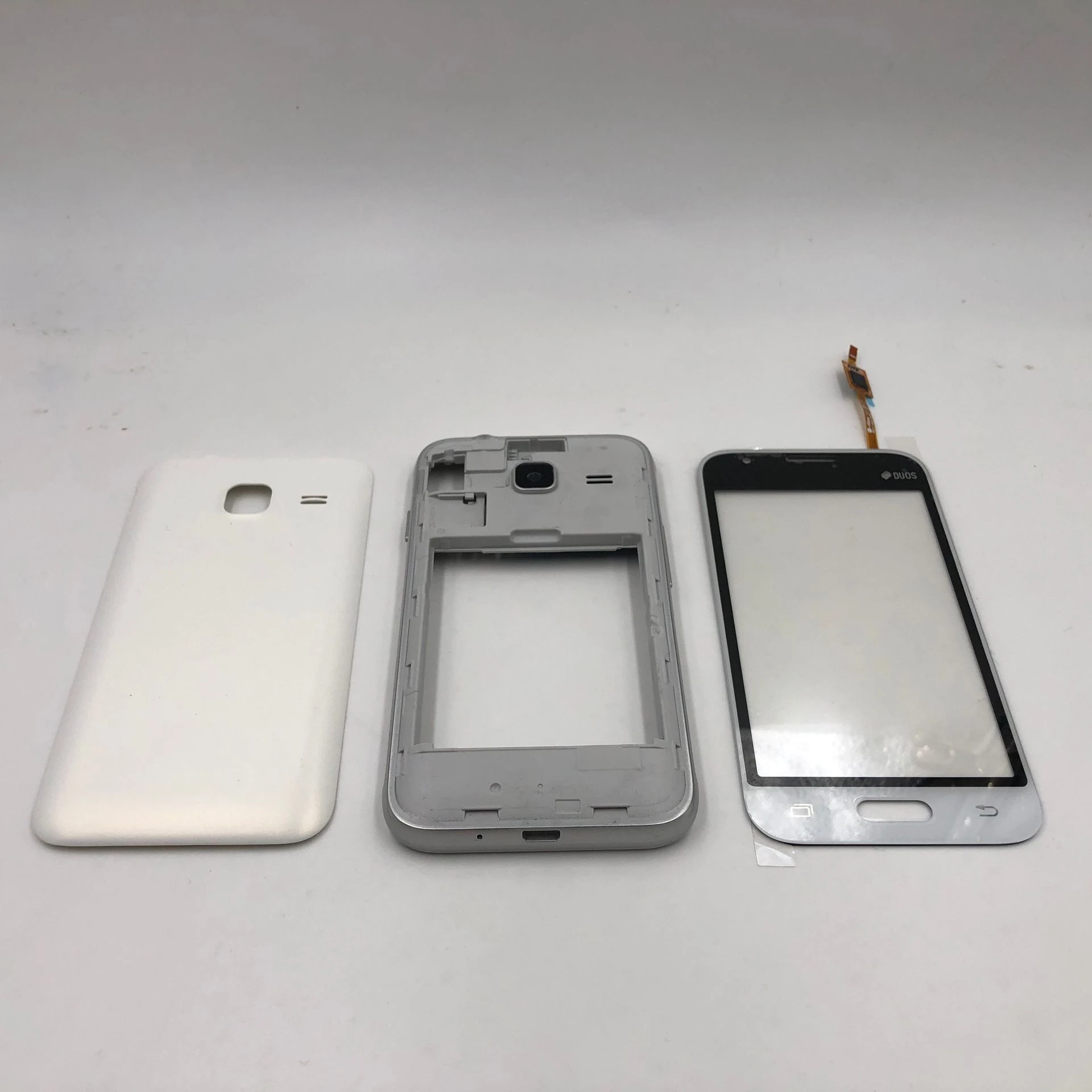 Для Samsung Galaxy J1 mini J105 Переднее стекло сенсорный экран Сенсорная панель + средняя