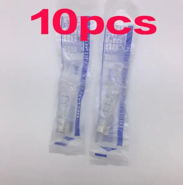 10 pcs syringe Портативный инжектор Кожи Мезотерапия пистолет мезо шприц-ручка удаление черный глаз против морщин ручной прибор красоты воды Уход за кожей - Цвет: 10 pcs syringe