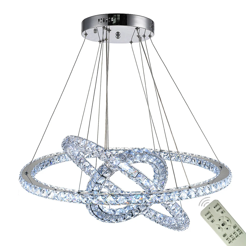 K9 хрустальные светодиодные подвесные светильники с регулируемой яркостью