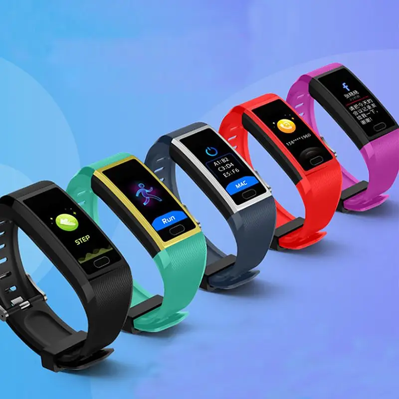 

XANES 118Plus Color Screen Waterproof Smart Watch Anti-lost Sports Fitness Bracelet buletooth Remind Shake Take Photo Smart Band