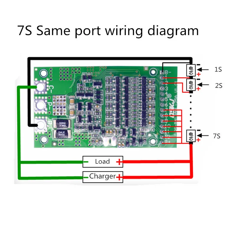 6 S-13 S 25A 35A 50A 80A 150A BMS баланс доска 24 в 36 в 48 в Ternary литий/LiFePo4 защита батареи доска электроинструменты 7s 8s 10