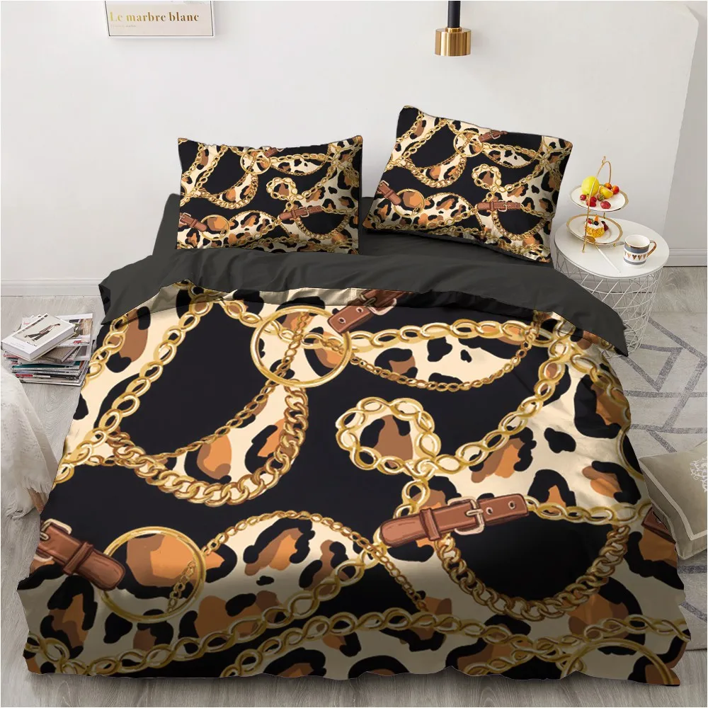 3D Bedding Sets Geometric Baroque Duvet Quilt Cover Set Comforter Bed Linen Pillowcase King Queen Full 203x230cm Home Texitle | Дом и сад