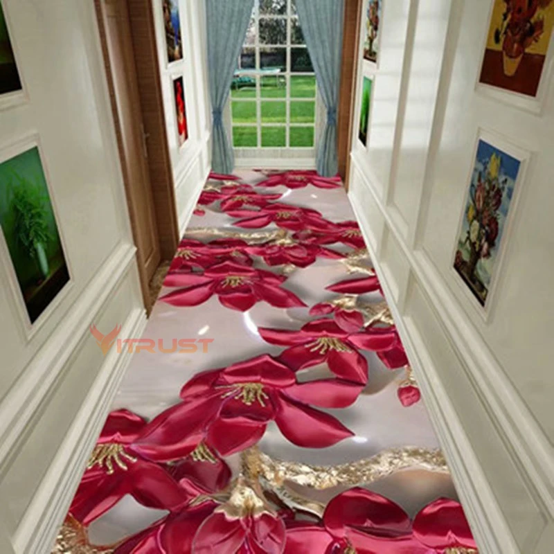 3D ковры Tapet Nordic сад Гостиная Коврик для прихожей Ванная комната LargeCarpet детской комнаты Кухня коврик анти-тапочки на нескользящей подошве с мягкой фланели