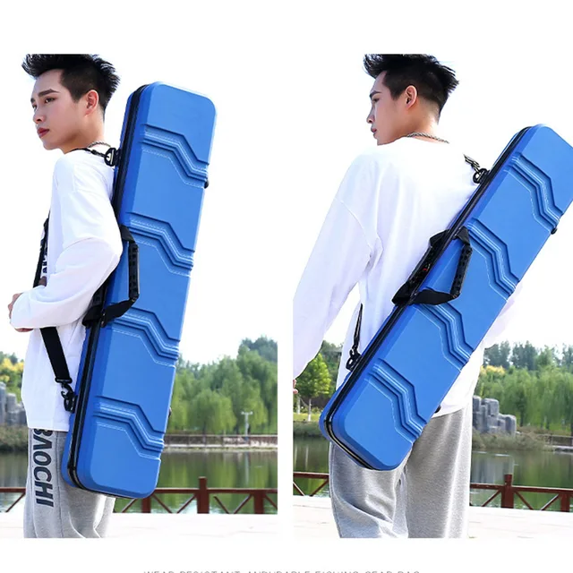 New 125CM Portable Fishing Rod Bag Waterproof Fishing Gear Bag ABS