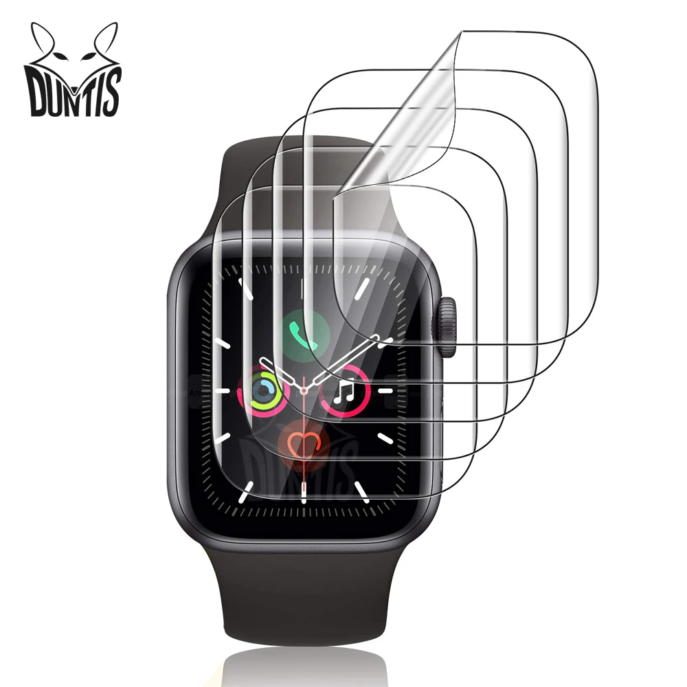 Прозрачная защитная пленка из ТПУ на весь экран для Apple Watch iWatch 3 4 5 6 SE 42 мм 44 38 40