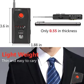 

Camera Detector Finder Prevent eavesdropping by any device Hidden Camera Lens Bug Detector GSM GPS Signal Finder RF Tracker
