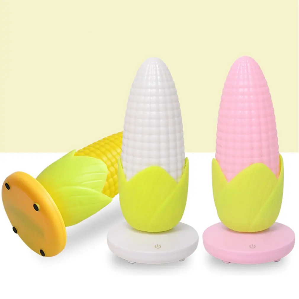 Creative Led Corn USB Rechargeable Night Light Home Bedroom Bedside Lamp Decoration Atmosphere Lights Sale