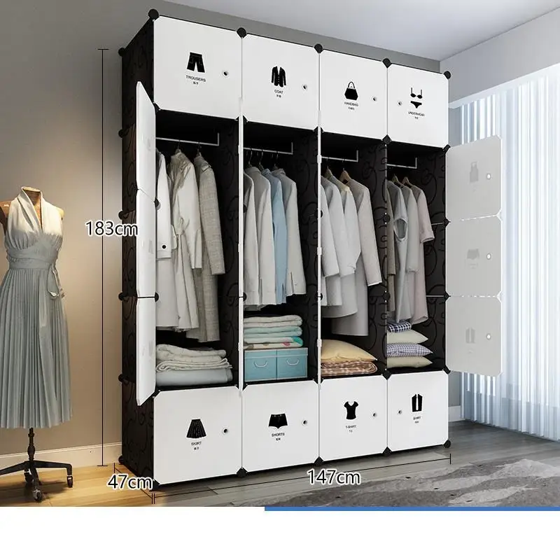 MODEL I Mobile Per La Casa комод для range Ropero Armoire Chambre Guarda Roupa мебель для спальни Mueble De Dormitorio шкаф - Цвет: MODEL I