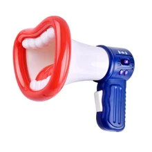 Детский громкоговоритель с большим ртом, игрушка для смены голоса, Детская труба, записывающая микрофонные игрушки, динамик для изменения голоса/
