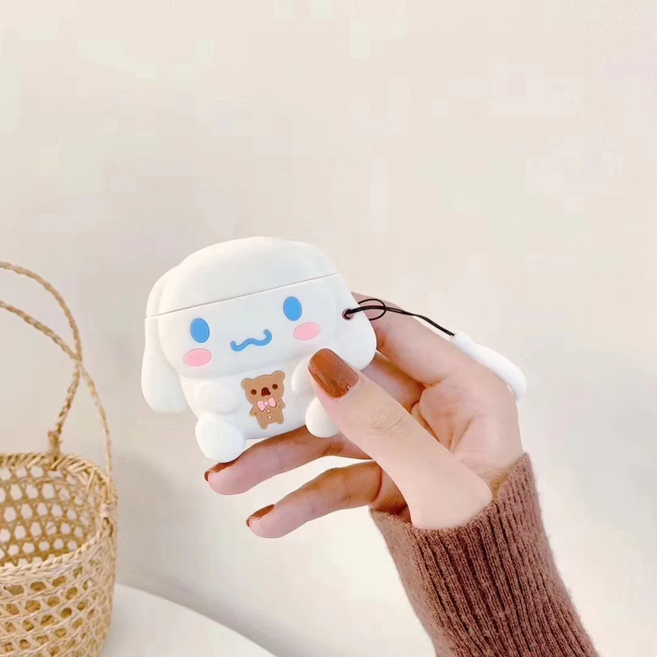 319B 3D чехол для наушников для Airpods Pro Чехол Силиконовый крокодил свинья собака Мультяшные наушники/Earpods чехол для Apple Air pods Pro 3 Чехол - Цвет: 319B
