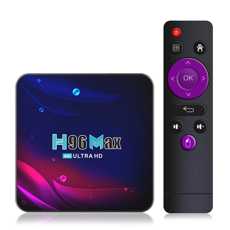 Приставка Смарт-ТВ H96 MAX V11 Android 11 2 4G стандартный Wi-Fi медиаплеер 4K HD Youtube Google Voice
