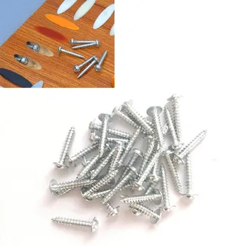 

100PCS/Set Woodworking Oblique Hole Screw M4-25 Self-tapping Screw Woodworking Plug 2020 New Arrival Household Wood Tools
