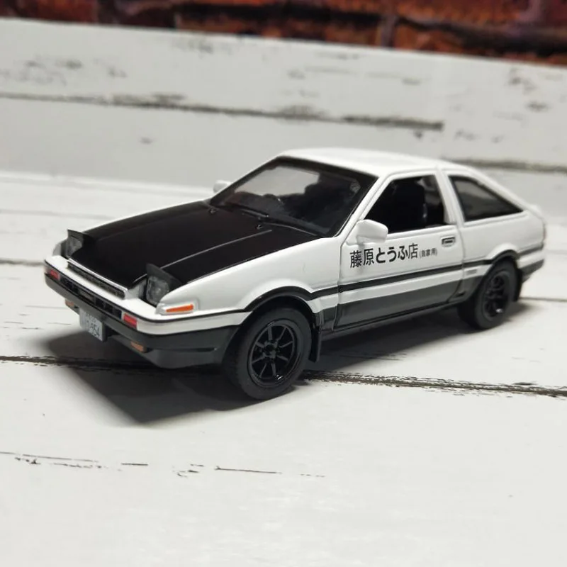 Initial D AE86 Alloy Metal Diecast Cars Model Inital Toy Car Vehicles RX7 Pull Back 1:28 Light For Children Boy Toys Initial D AE86 Alloy Metal Diecast Cars Model Inital Toy Car Vehicles RX7 Pull Back 1:28 Light For Children Boy Toys