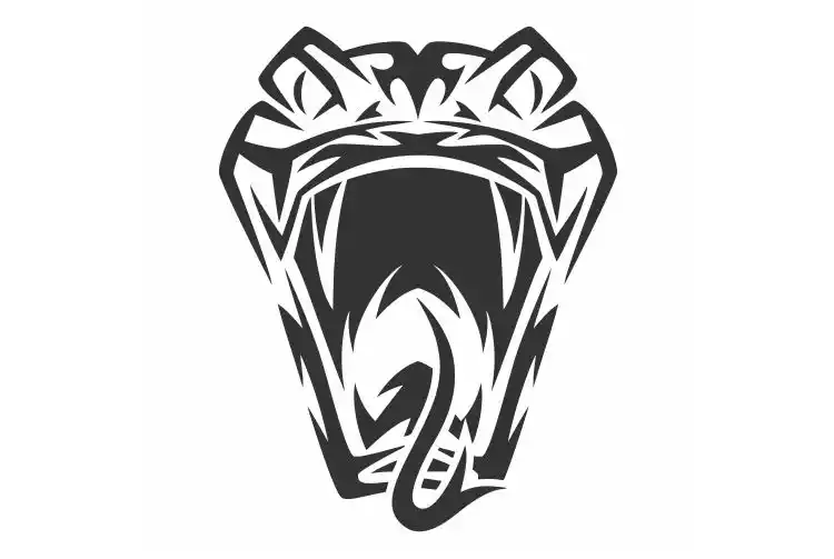 巨大なスネークはオープニング彼の口と唾を蛇車のデカール車のトランクリップ装飾壁画 Fa713 車のステッカー Aliexpress