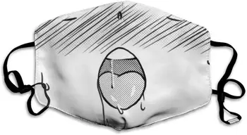 

Dust Face Mask Ahegao O-Face Mouth Mask Washeable Reusable Face Mouth Mask Protection Anti Pollution Respirator