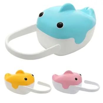 

Creative Cute Fish Shaped Newborn Baby Pacifier Storage Case Food Grade Plastic Nipple Shield Holder Box with Ring Handle Portab