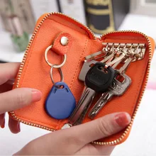 Мужской кошелек из натуральной коровьей кожи, кошельки для ключей от машины, Модные Женские ключницы,, ANS-CL-1003