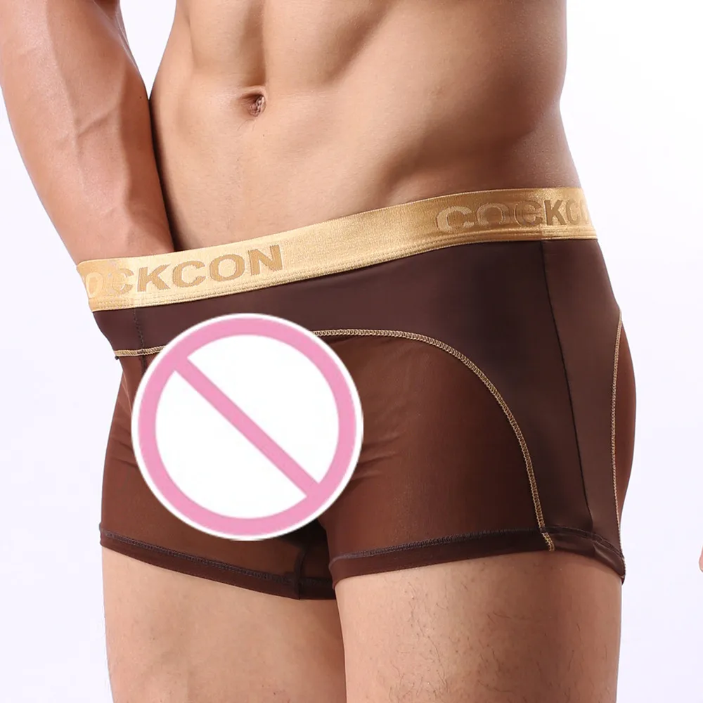 Мужские прозрачные трусы боксеры из сетчатой ткани в сетку|boxer shorts|boxer fashionfashion boxers