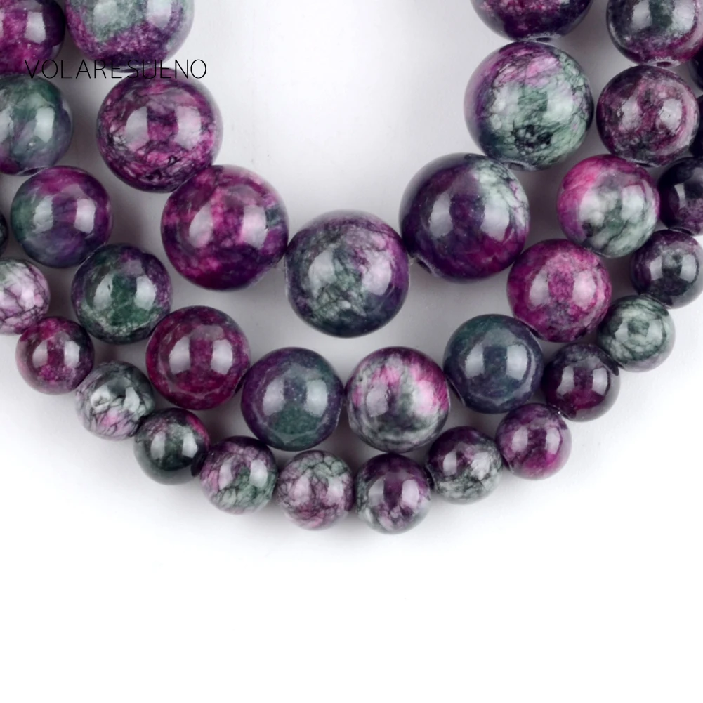 

Persian Jades Natural Round Loose Beads 15” Strand Pick 4-12mm Spacer Beads For Charm Necklace Bracelet Accessory Jewelry Making