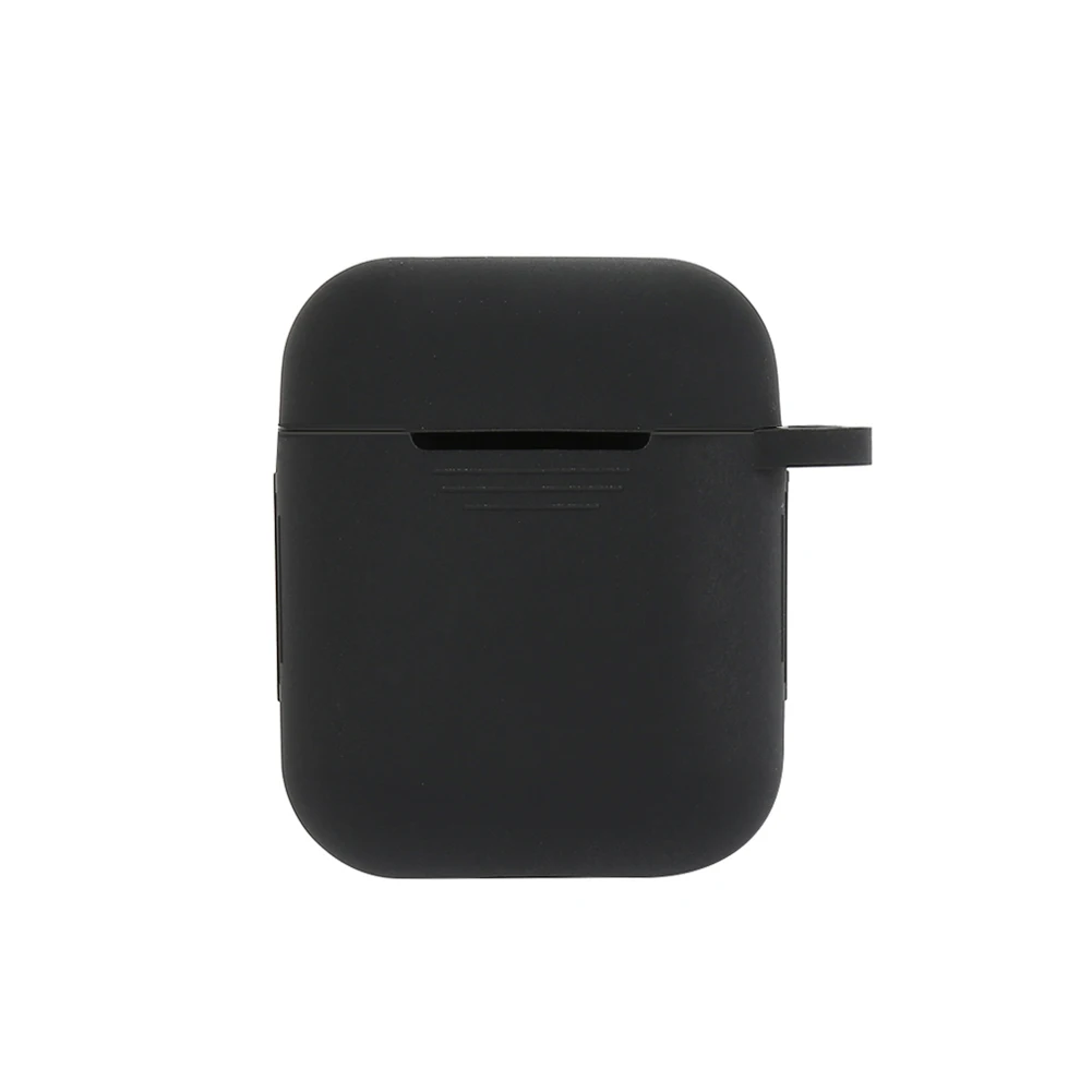 Черный Чехол для наушников для Apple AirPods, чехол, настоящие беспроводные Bluetooth наушники для Air Pods, защитный чехол, аксессуары для AirPod - Цвет: Черный