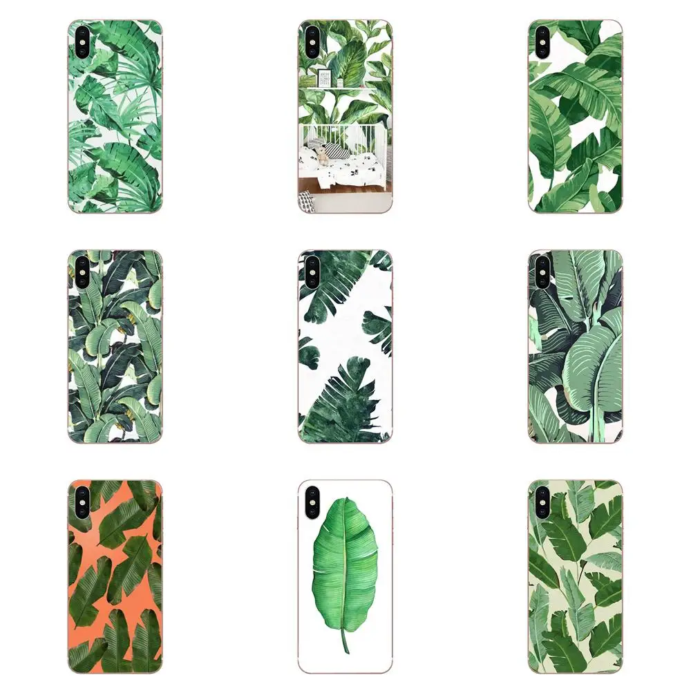 

Green Tropical Banana Leaves TPU Covers For Galaxy Alpha Note 10 Pro A10 A20 A20E A30 A40 A50 A60 A70 A80 A90 M10 M20 M30 M40