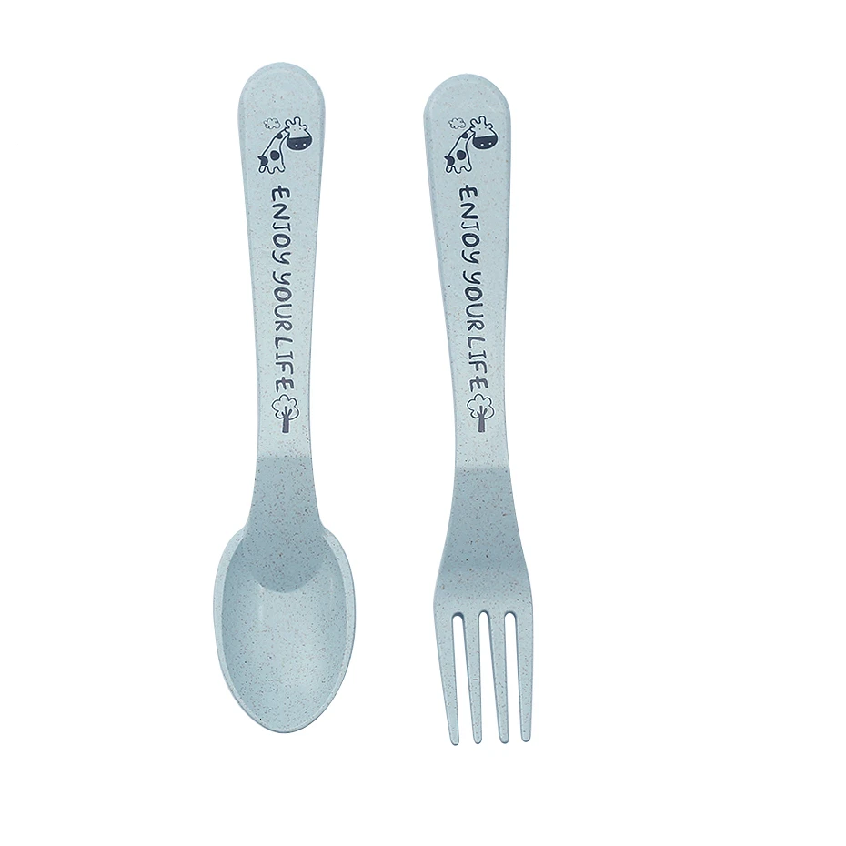 Tigela baby Talheres Fork Colher Feeding BPA Free дети из мультфильмов детские блюда для еды Противо-Горячая обеденная тарелка