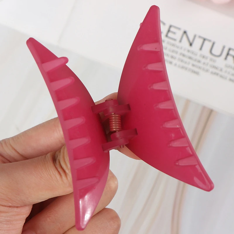 New Girls Triangle Hair Claws Acrylic Hair Clips Barrette Crab Clamp Scrub Hairpins Claw Headwear Hair Accessories