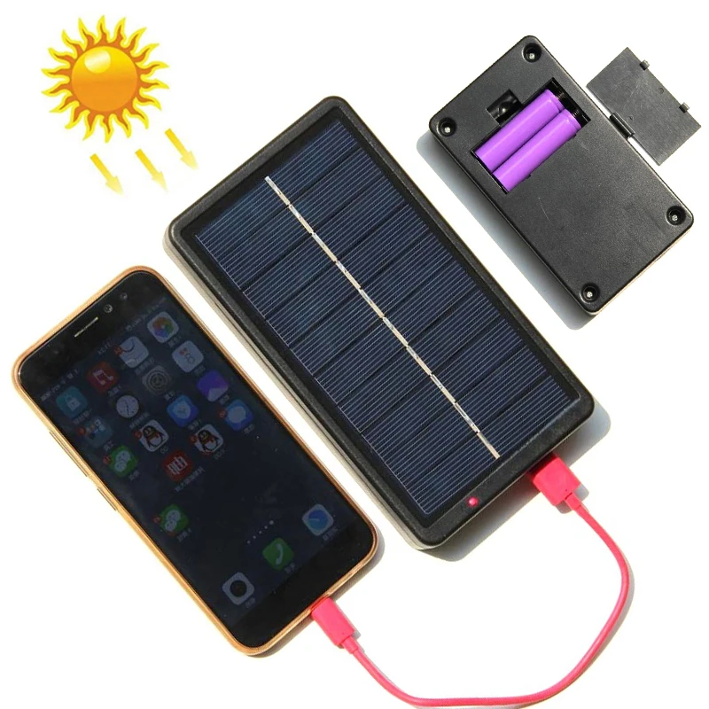 5 в 2 Вт USB солнечная панель солнечное зарядное устройство для аккумулятора 18650