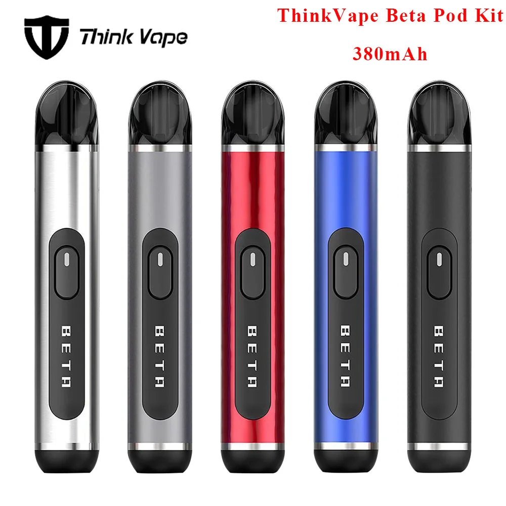 ThinkVape Beta Pod Комплект 380 мАч батарея 1 2 мл перезаправляемый картридж и 1.6ohm