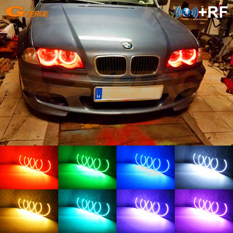 Для BMW E46 Convertible Coupe 2001 2002 2003 галогенные HD BT App RF дистанционное управление