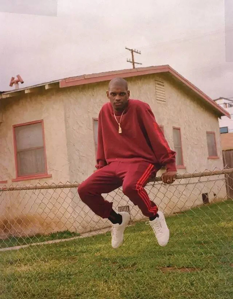 Kanye сезон 6 штаны CALABASAS спортивные в полоску уличные мужские повседневные модные