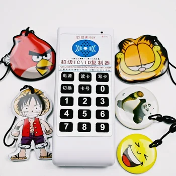 

IC ID Reader Writer 13.56Mhz 125khz Copier Duplicator NFC RFID Support 9 Frequency+5pcs 125KHz T5577 Writable Key Card