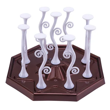 

Drying Rack Freestanding Easy Clean Countertop Drain Cup Holder With Tray Space Saving Living Room PP Household Kitchen Supplies