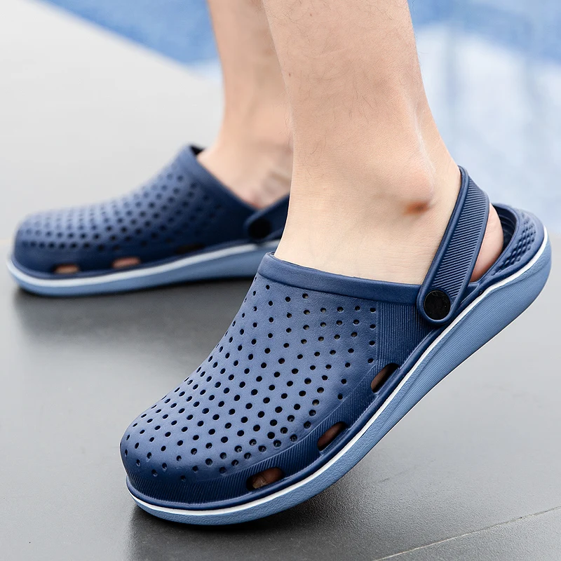 

.Men Sandals Crocks LiteRide Hole Shoes Crok Rubber Clogs For Men Unisex Garden Shoes Crocse Adulto Cholas Hombre Men Sandals