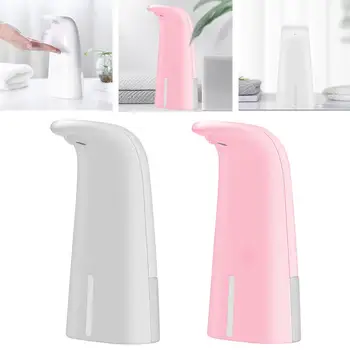 

250ml Automatic Foaming Soap Dispenser Infrared Motion Sensor Hands-free Soap Dispenser For Bathroom Kitchen Toilet White/Pink