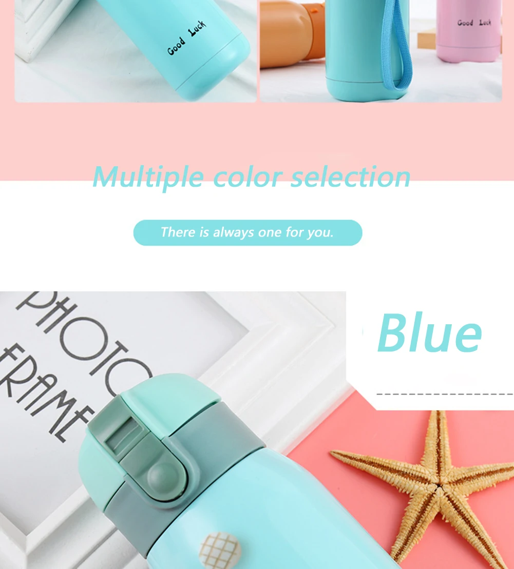 Lovers Thermal Bottle Eco-friendly Straight Cup Stainless Steel Thermos Vacuum Coffee Thermos Outdoor Travel Cup