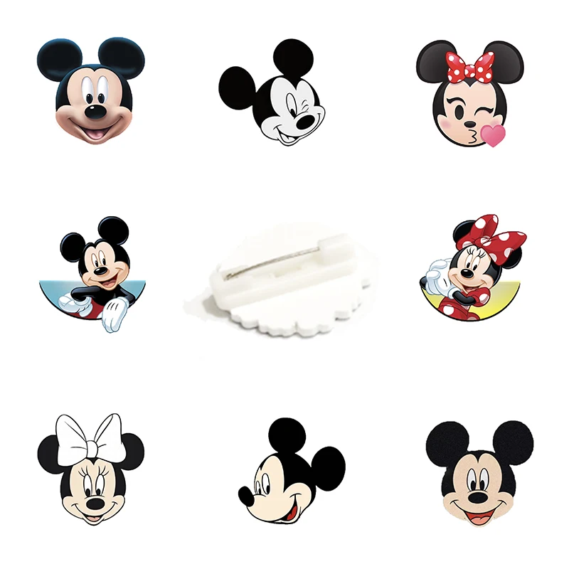 Брошь из акриловой смолы с изображением Микки Мауса | Украшения и аксессуары